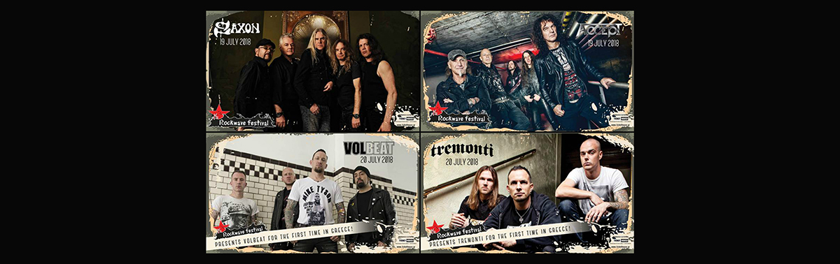 Volbeat Saxon Tremonti και Accept στο Rockwave Festival 2018 CultureNow gr